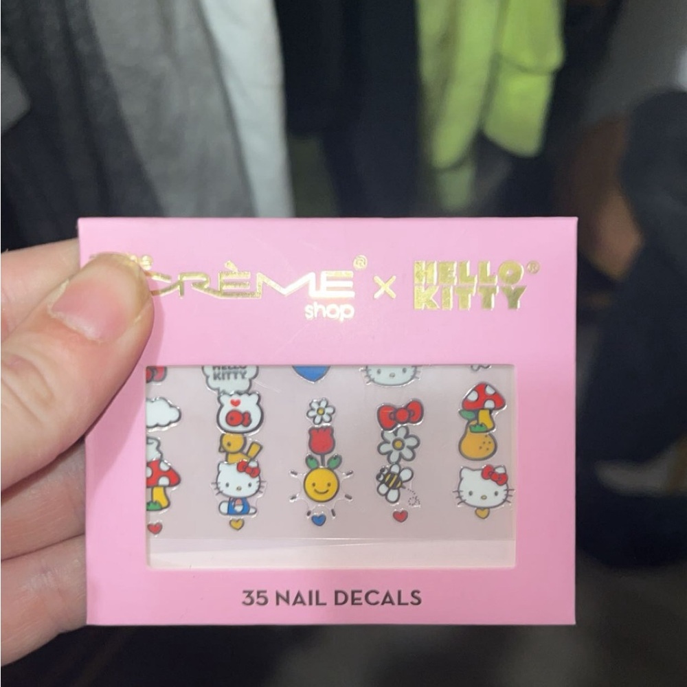 Hello kitty nail decals